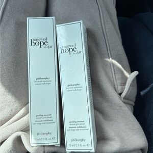 Philosophy Hope in Jar Inst. Glow Mousse 3 boxes PLUS custard body waffle!!